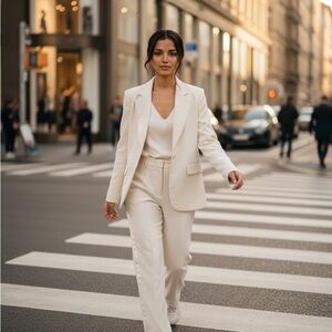 BLK DNM Cream Women's Pantsuit